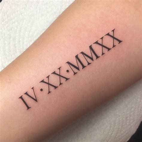 19+ 2009 Roman Numerals Tattoo Ideas